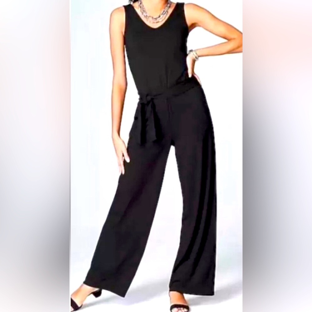 J. Jill Classic Black Jumpsuit